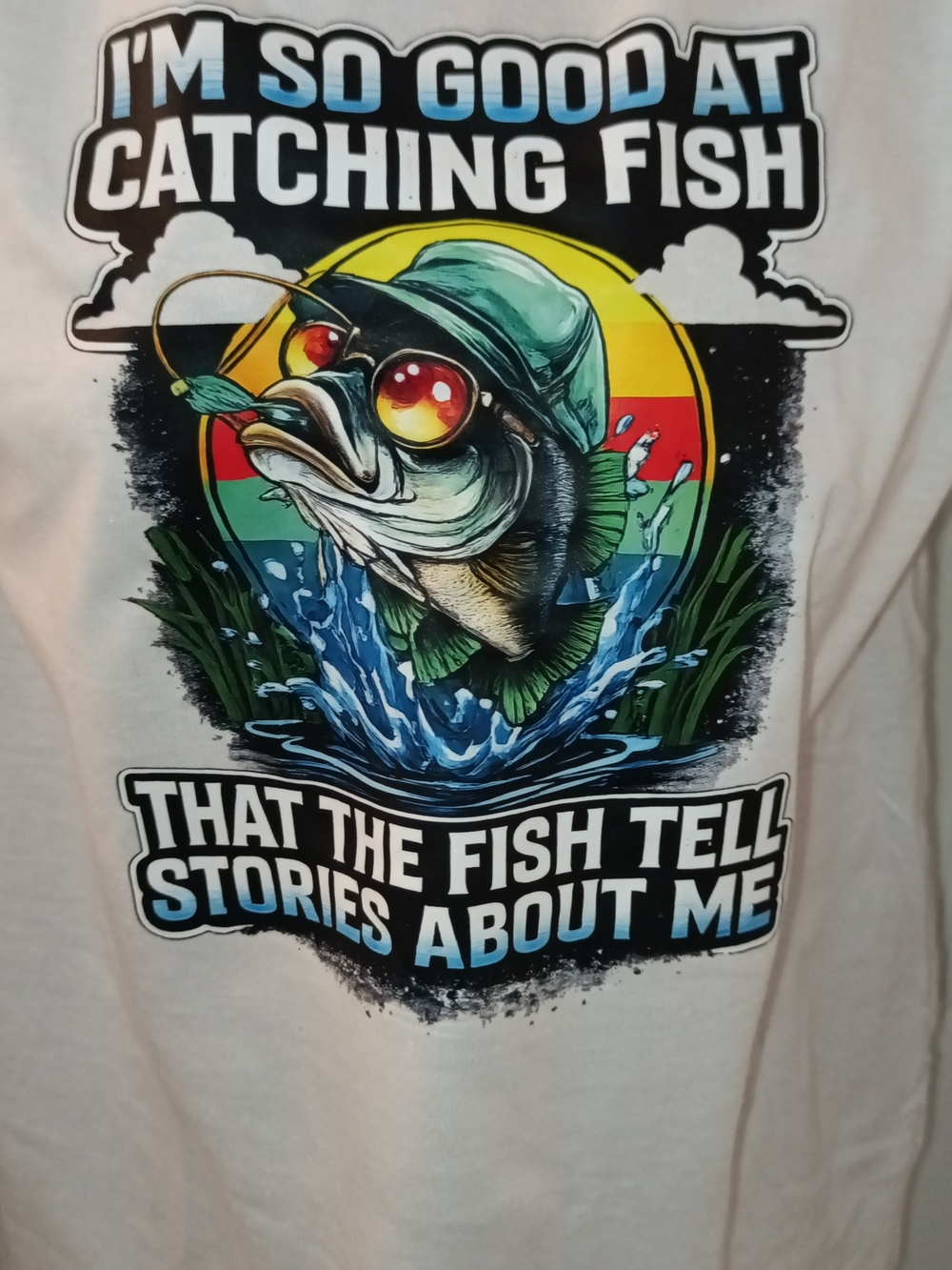 Catching Fish Shirt New 3XL